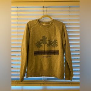 Anine Bing casual palm tree sweatshirt in grey!